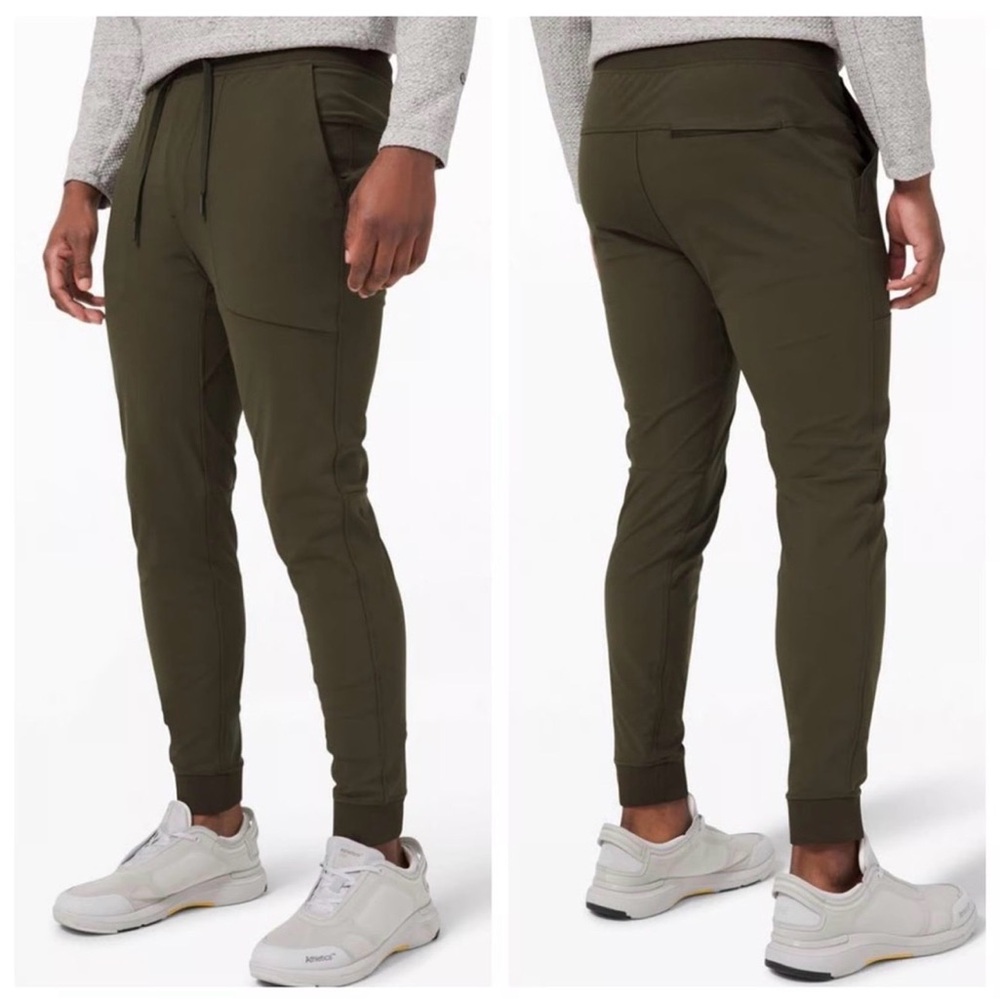 Lululemon ABC Jogger Dark Olive Men’s Small Inseam 30” Warpstreme LM5A0LS